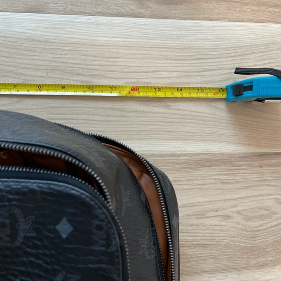 MCM Black Textured Women's Backpack - Picture 10 of 10